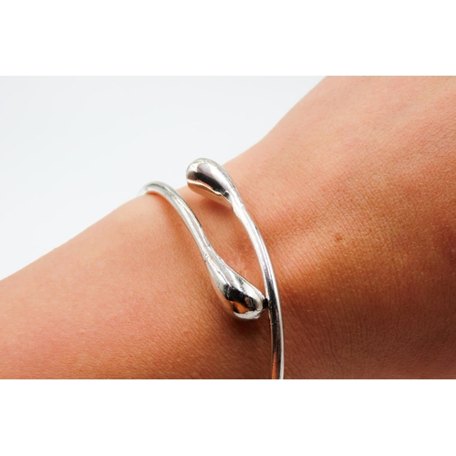 501 - Two Silver Bracelets Inner Width 7cm and 6cm