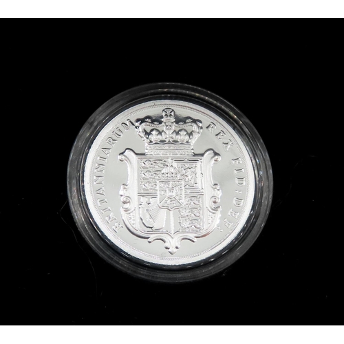 511 - Britanniarum Elizabeth ll Silver Proof Coin Dated 2021 Encapsulated Mint Condition with Original Pre... 