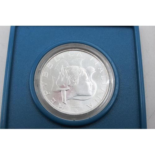 516 - XXIII Olimpiade Los Angeles 1984 Commemorative Coin Mint Condition Encapsulates with Original Presen... 