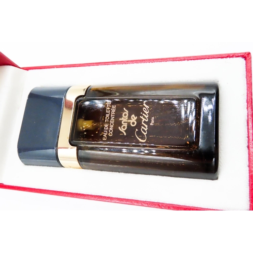 528 - Cartier Eau De Toilette Concentree Santos de Cartier Paris Perfume with Original Presentation Case