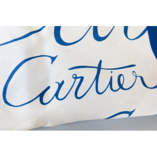 530 - Collection of Designer Scarfs Including Cartier Example