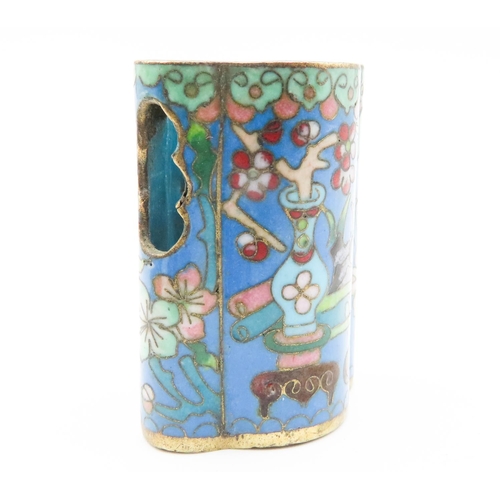 533 - Two Cloisonne Trinket Boxes Highest 4.5cm High