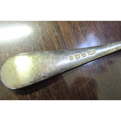 1008 - Silver Tureen Spoon Approximately 8 Inches Long