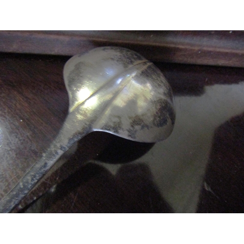 1008 - Silver Tureen Spoon Approximately 8 Inches Long