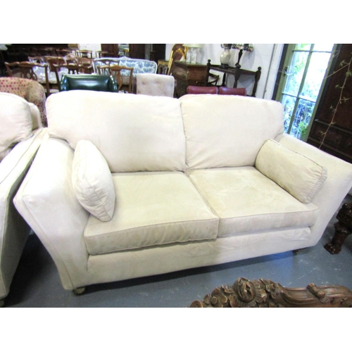 1040 - Modern Multiyork Master Furniture Makers Modern Sofa Good Original Condition with Brass Cup Casters ... 