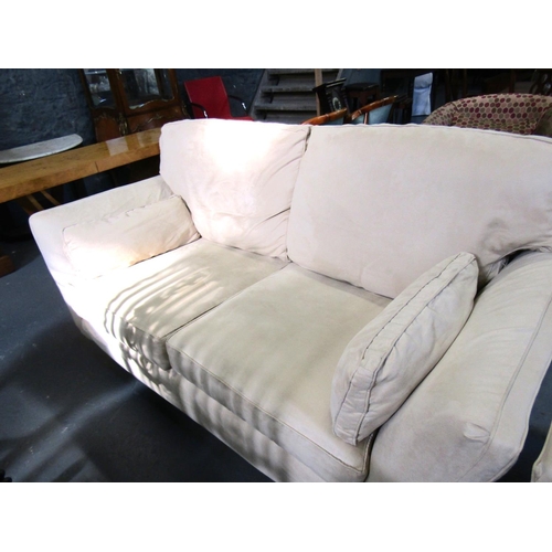 1041 - Matching Modern Multiyork Master Furniture Makers Modern Sofa Good Original Condition with Brass Cup... 