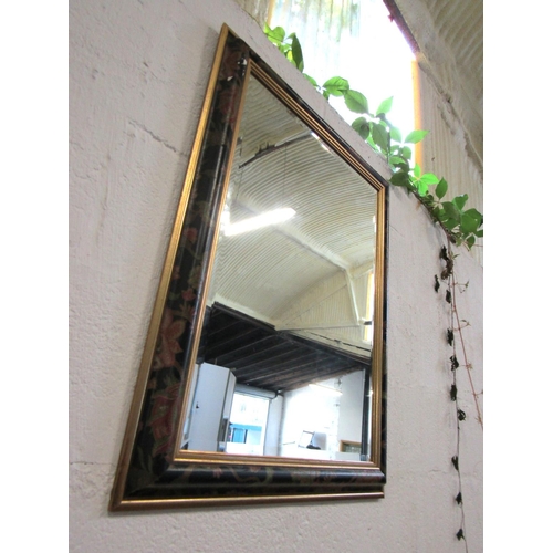 1043 - Modern Rectangular Form Wall Mirror Approximately 2ft 6 Inches High x 2ft Wide