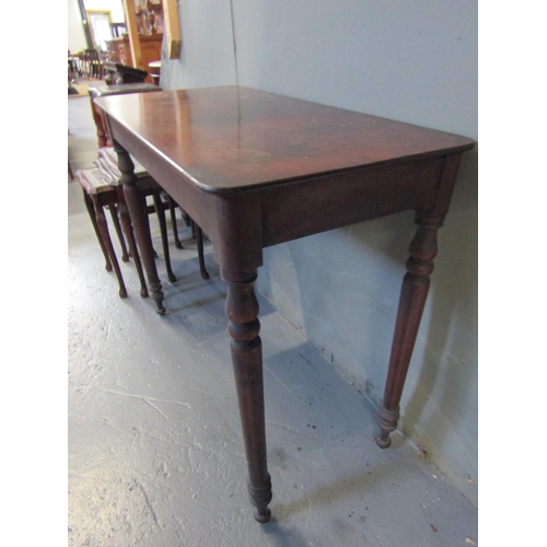 1066 - George III Mahogany Chamber Table Approximately 40 Inches Wide x 29 Inches High