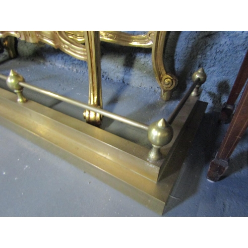 1096 - Brass Rail Form Fender Approximately 5ft Wide