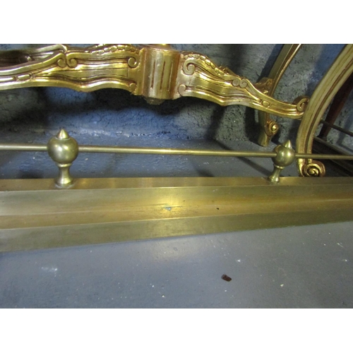 1096 - Brass Rail Form Fender Approximately 5ft Wide