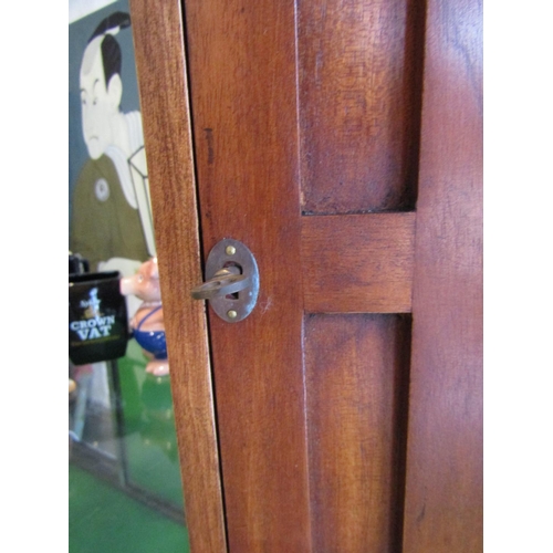 1169 - Military Sentry Box Form Estate Letterbox with Inset Brass Plate above Letter Door Key and Lock Pres... 