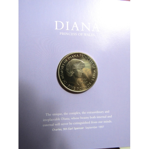 1176 - Collection of Various English Silver Coins and a Princess Diana Commemorative Coin