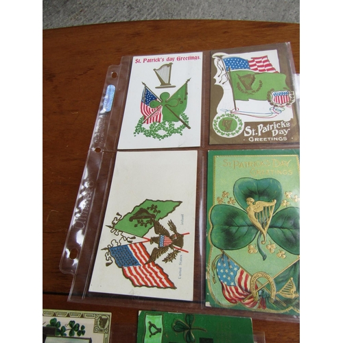 1220 - Amusing Collection Saint Patrick's Day Postcards Antique Quantity as Photographed