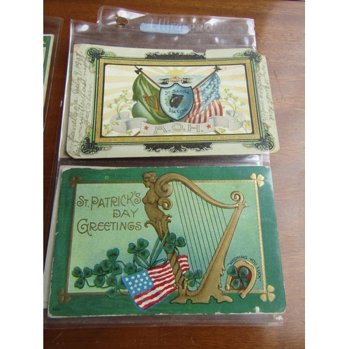 1220 - Amusing Collection Saint Patrick's Day Postcards Antique Quantity as Photographed