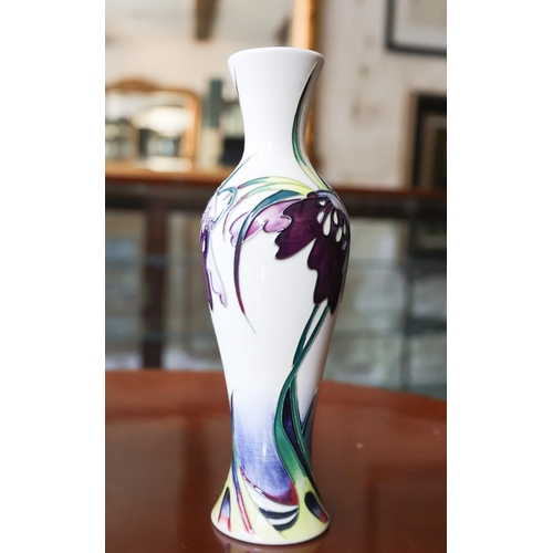 1242 - Moorcroft with Original Presentation Box Present Shaped Form Vase Signed to Base Approximately 8 Inc... 