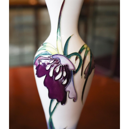 1242 - Moorcroft with Original Presentation Box Present Shaped Form Vase Signed to Base Approximately 8 Inc... 