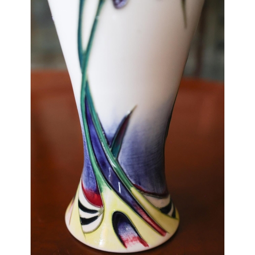 1242 - Moorcroft with Original Presentation Box Present Shaped Form Vase Signed to Base Approximately 8 Inc... 