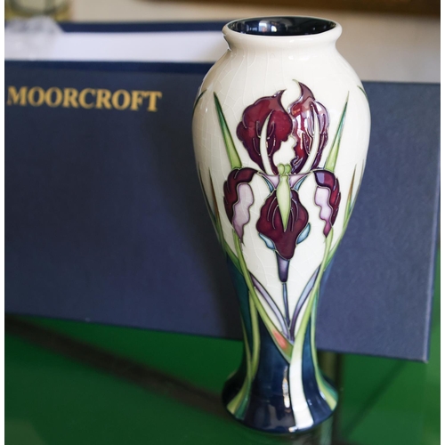 1260 - Moorcroft with Original Presentation Box Present Shaped Form Vase Approximately 7 Inches High Signed... 