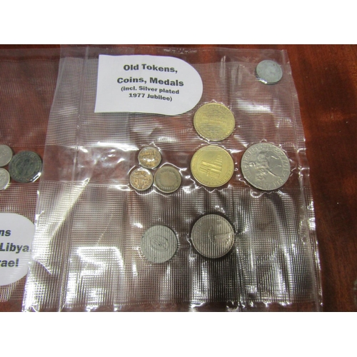 1305 - Collection of Various Coins and Tokens Quantity as Photographed