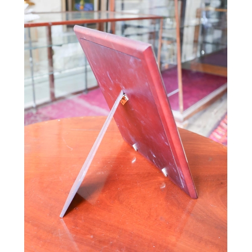 1319 - Large Silver Framed Table Top Photograph Frame with Easel Back Approximately 12 Inches High x 10 Inc... 