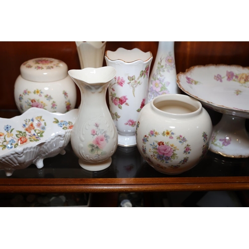 Collection of Various Porcelain Some Ansley Quantity as Photographed