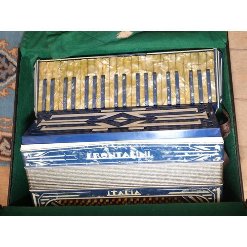 Italian Frontalini Full Size Accordion with Hard Carry Case