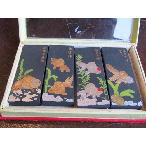 Four Chinese Ink Stones