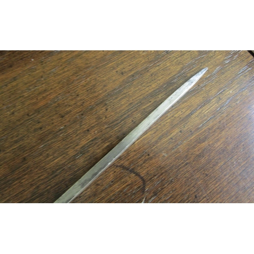 712 - Sword Stick Antique Blade Engraved J. Steiner Approximately 29 Inches Long