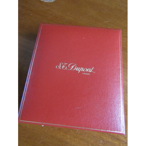 719 - Dupont of Paris Gold Plated Lighter Contained in Original Presentation Box