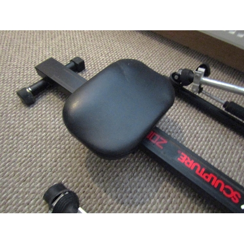 726 - Fitness Rowing Machine with Electronic Counter Working Order