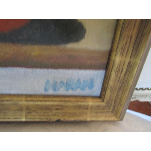 729 - Tom Harlan Still Life Signed Lower Right Contained Within Gilded Frame Oil on Canvas Approximately 1... 