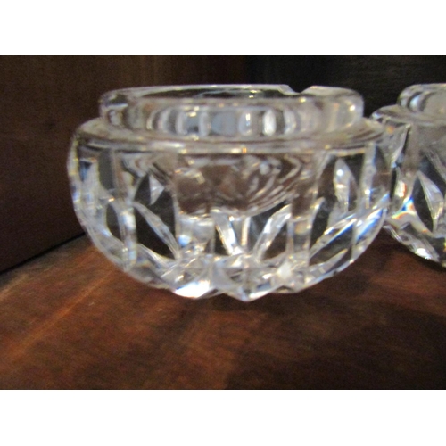 766 - Pair of Irish Cut Crystal Table Salts