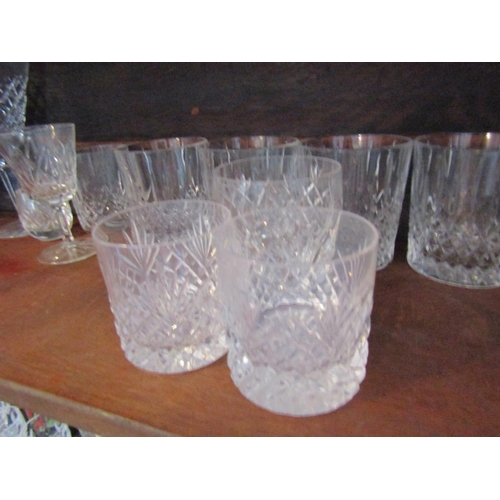 767 - Quantity of Various Glass Shelf as Photographed Some Irish Examples