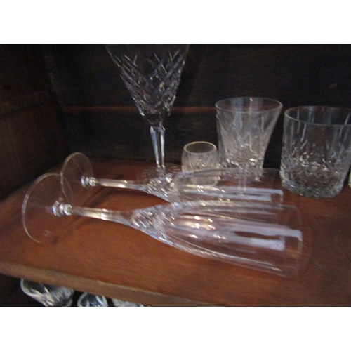 767 - Quantity of Various Glass Shelf as Photographed Some Irish Examples