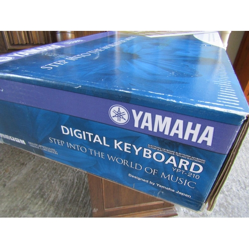 782 - Yamaha Digital Keyboard as New Unused Model Number YPT-210 Contained Within Original Box