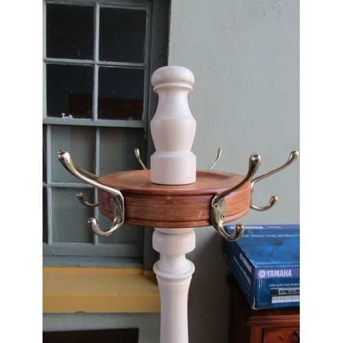 785 - Hat and Coat Stand Pedestal Form Approximately 6ft 4 Inches High