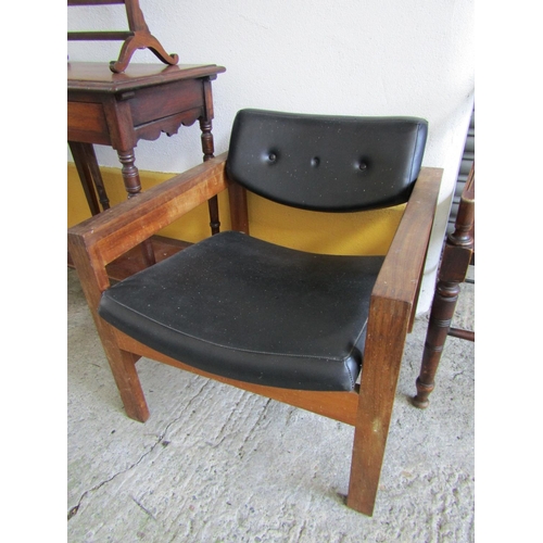 797 - Vintage Armchair and Another Edwardian Example Two in Lot