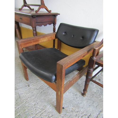 797 - Vintage Armchair and Another Edwardian Example Two in Lot