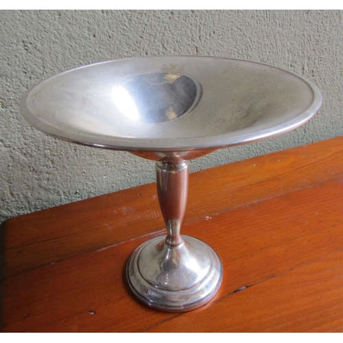 838 - Silver Pedestal Form Dish Hallmarked Towle Approximately 6 Inches Diameter x 6 Inches High