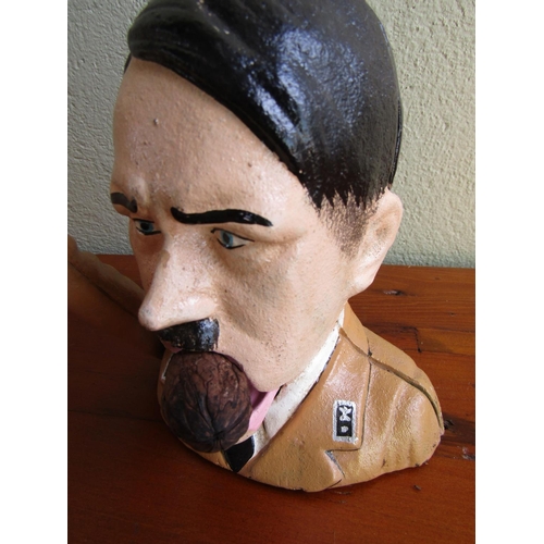 845 - Humorous Hitler Cast Iron Nutcracker