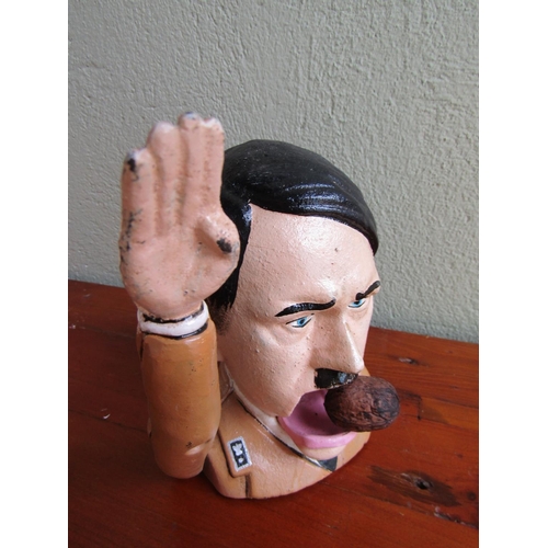 845 - Humorous Hitler Cast Iron Nutcracker