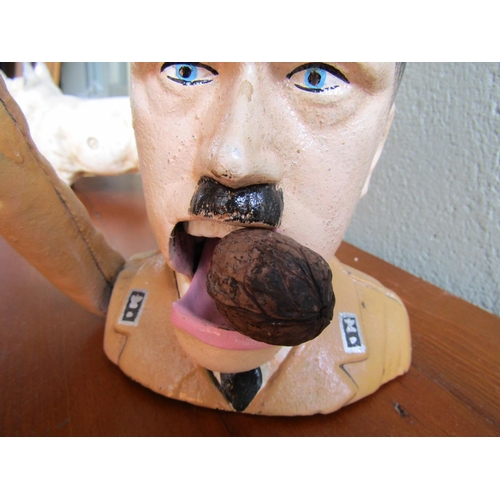 845 - Humorous Hitler Cast Iron Nutcracker