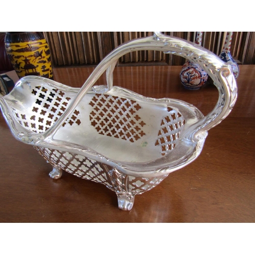 857 - Reed and Barton Silver Plated Wine Table Rest with Pour and Handle Approximately 14 Inches Long