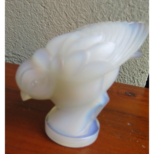 871 - Vintage French Art Glass Figure of Bird Signed to Base Approximately 3 Inches High