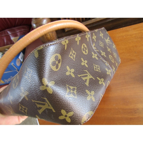 913 - Louis Vuitton Leather Handbag