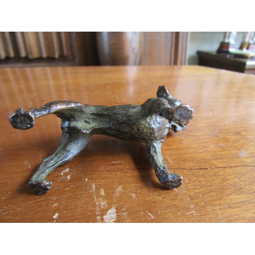 914 - Austrian Bronze Figure French Bulldog Approximately 6cm Wide