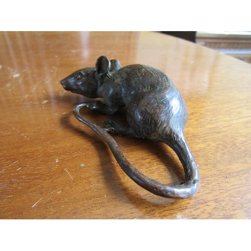 915 - Austrian Bronze Figure Mouse Approximately 8cm Wide