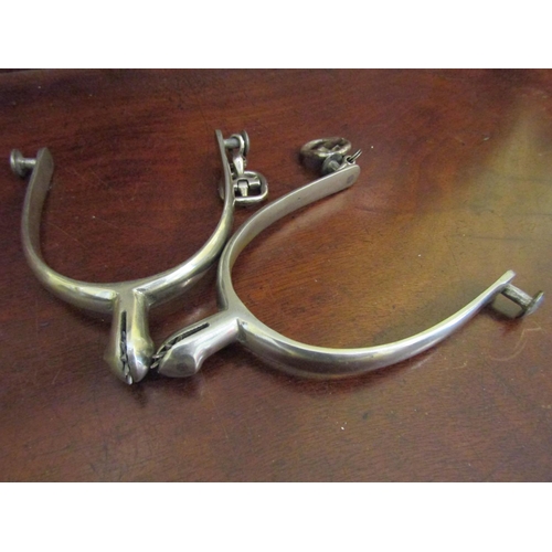 953 - Pair of Silver Plated Spurs