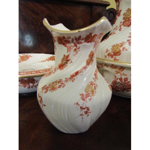 960 - Bentley Pattern Wedgwood Porcelain Dressing Table Set Including Ewer and Bowl Quantity as Photograph... 