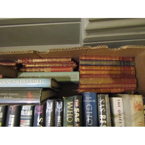 965 - Quantity of Various of Military Books, Novels, etc. Including SAS Interest Quantity as Photographed